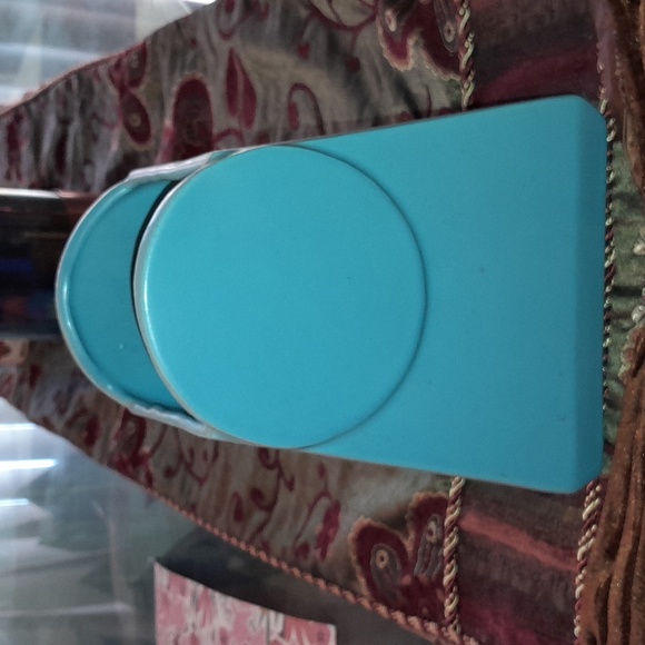 🌺TURQUOISE COLORED Vase - Picture 2 of 8